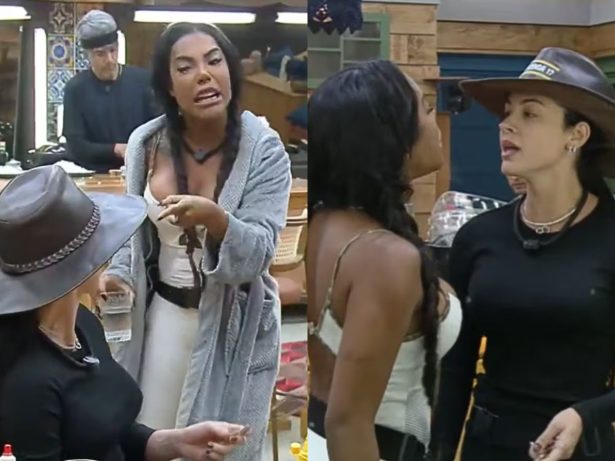 “Fogo no feno”: Aos berros, Carol Lekker e Ray Figliuzzi trocam ofensas em “A Fazenda”