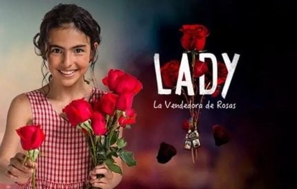 Cartaz de “Lady, A Vendedora de Rosas”, da TNT Novelas 