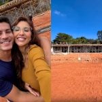 Lar, doce lar: Arthur Aguiar e Jheny Santucci iniciam construção da casa juntos