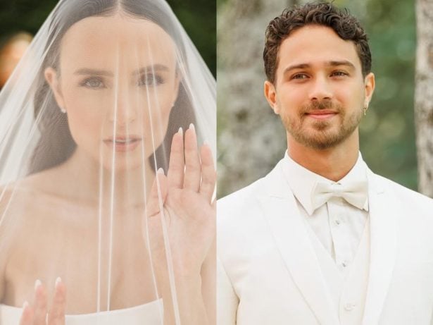 Larissa Manoela e André Luiz Frambach divulgam primeiras fotos do 3º casamento