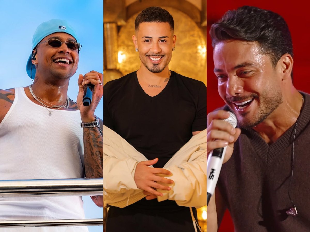 Léo Santana, Carlinhos Maia e Wesley Safadão - Foto: Reprodução/Instagram
