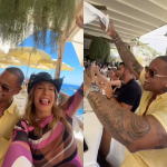 Léo Santana curte viagem à Itália e vibra ao ouvir seu hit em restaurante
