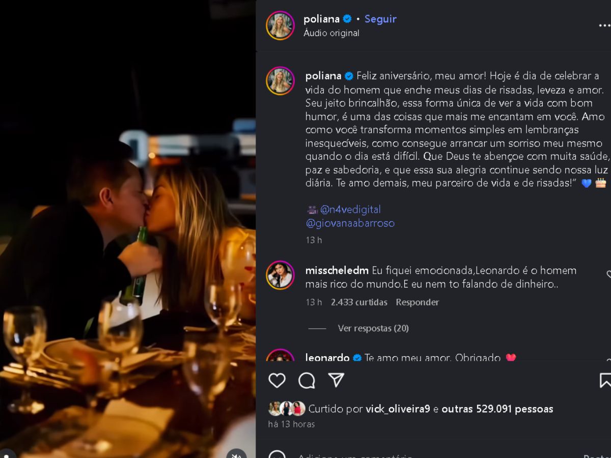 Reprodução: Instagram @poliana