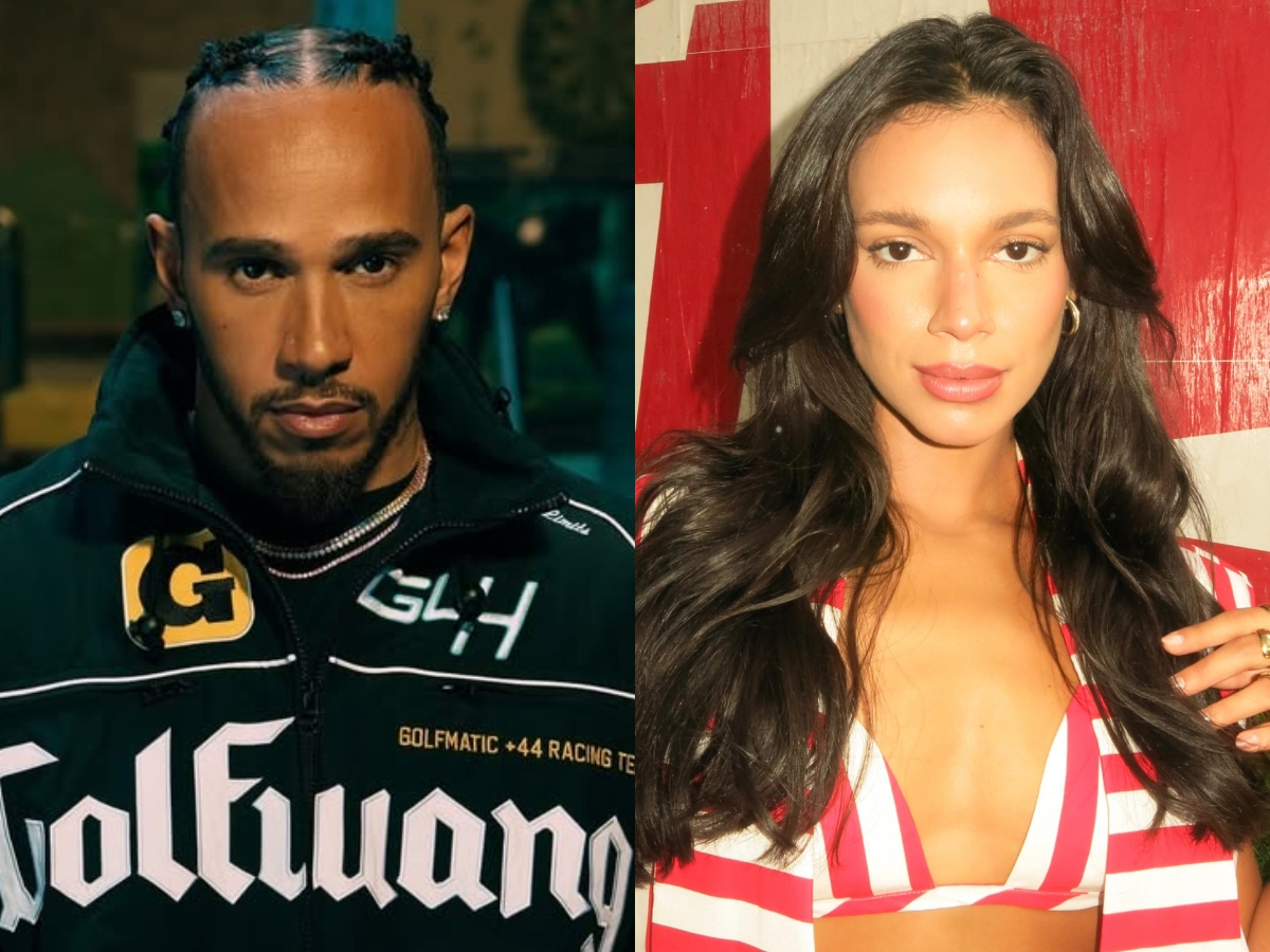 Lewis Hamilton e Alane Dias (Foto: Reprodução/Instagram)