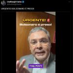 Redes sociais são tomadas por políticos após Moraes decretar prisão domiciliar de Bolsonaro