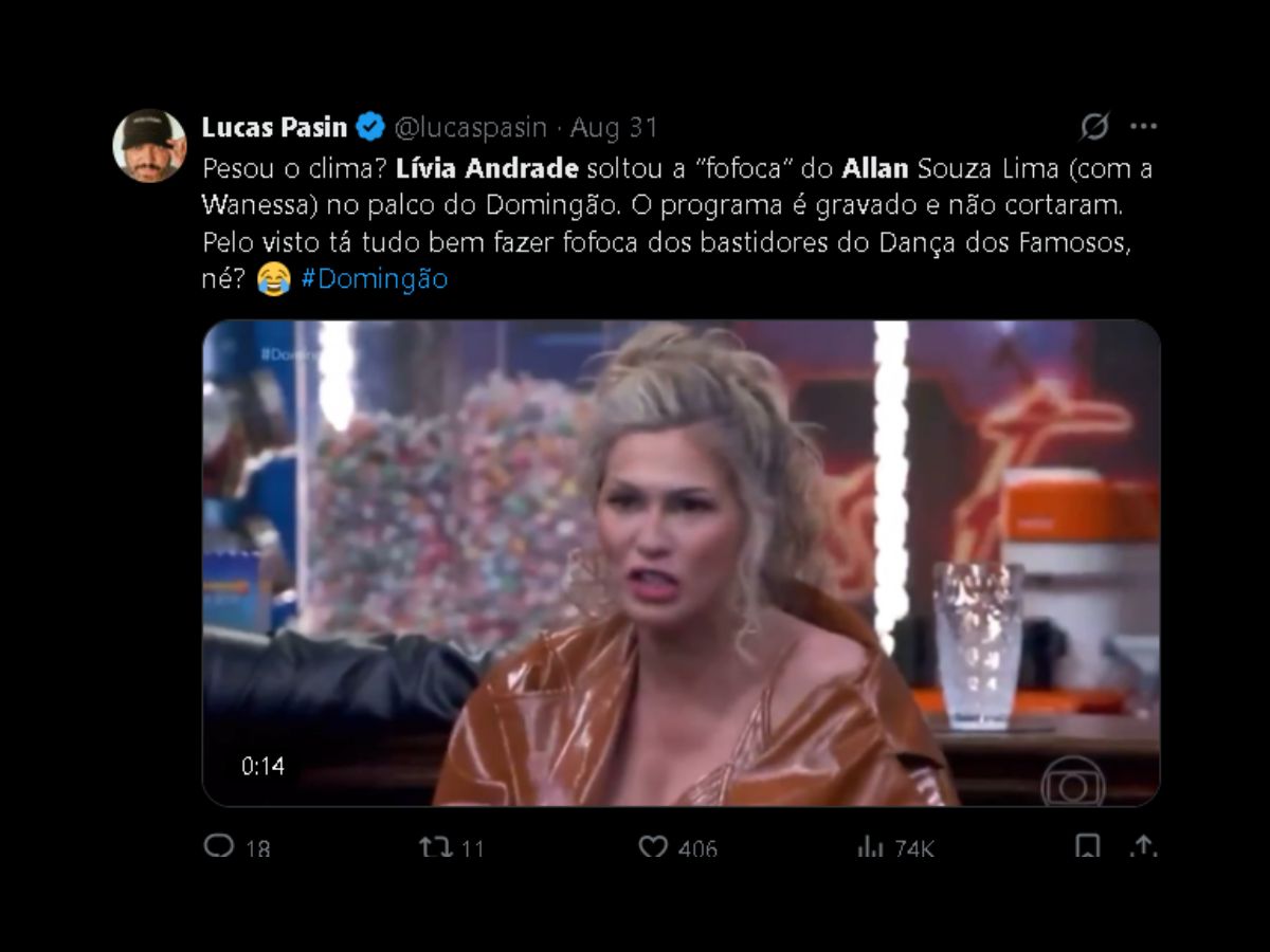 Reprodução: X Reprodução: X
