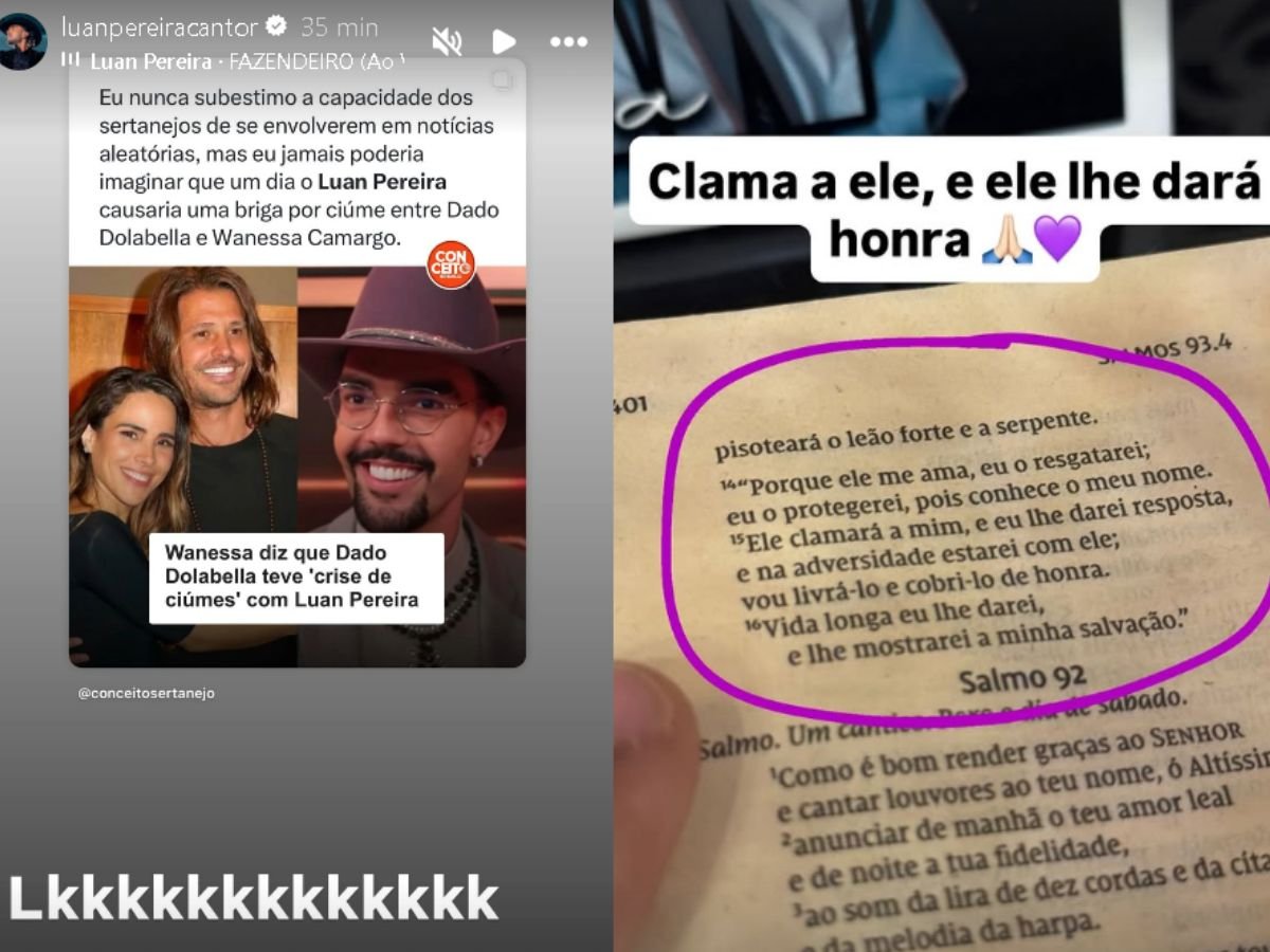 Reprodução: Instagram @luanpereira Reprodução: Instagram @luanpereira