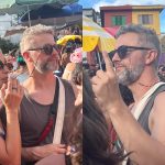 Lucas Lima ganha “passe livre” namorada e beija outra em bloco de Carnaval