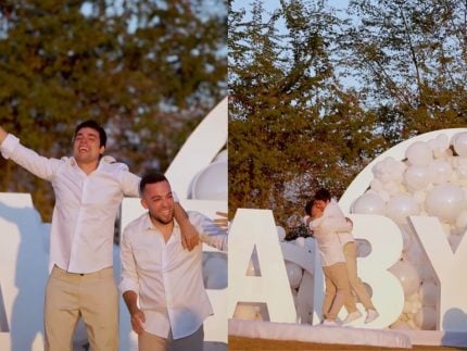 Lucas Rangel e Lucas Bley descobrem o sexo do primeiro filho