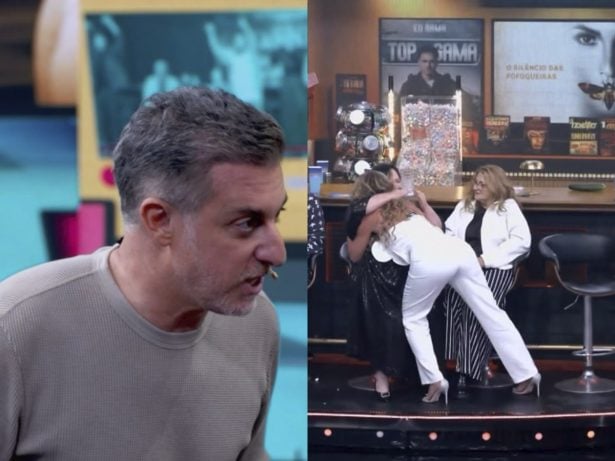 Lívia Andrade e Dona Déa selam paz ao vivo e chocam Luciano Huck: “Estou feliz”