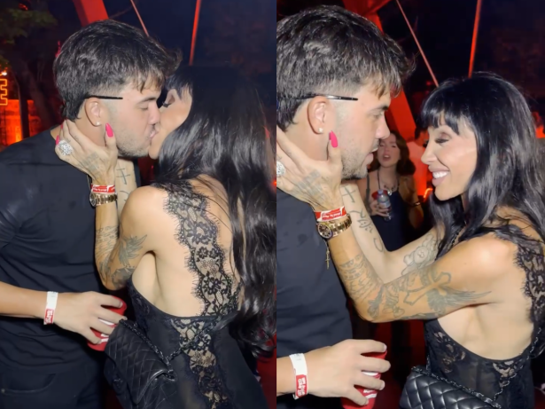 Amizade colorida! Maya e Álvaro se beijam em festa e falam sobre amor