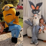 Helena, filha de Neymar com Amanda Kimberlly, rouba a cena em álbum de fotos da mãe