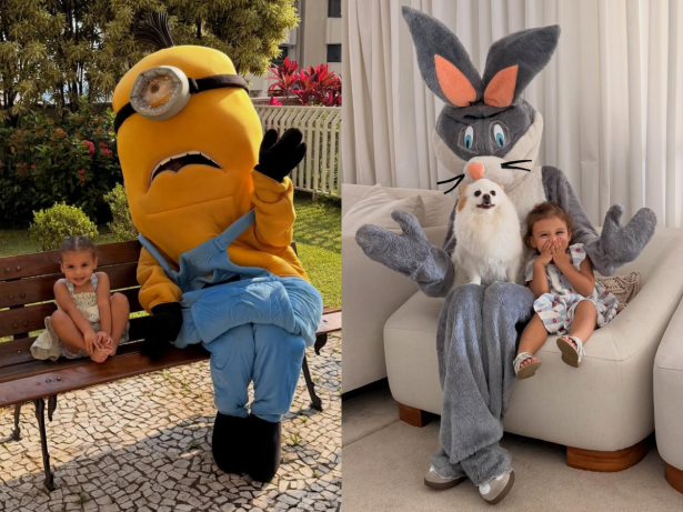 Helena, filha de Neymar com Amanda Kimberlly, rouba a cena em álbum de fotos da mãe