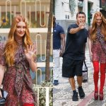 Marina Ruy Barbosa se diverte ao avistar paparazzi no centro de SP. Veja fotos!