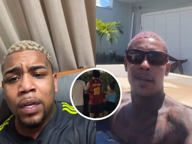 MC acusa Poze de agressão, mostra namorada recebendo chute e denuncia invasão
