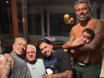 MC Daniel com a família