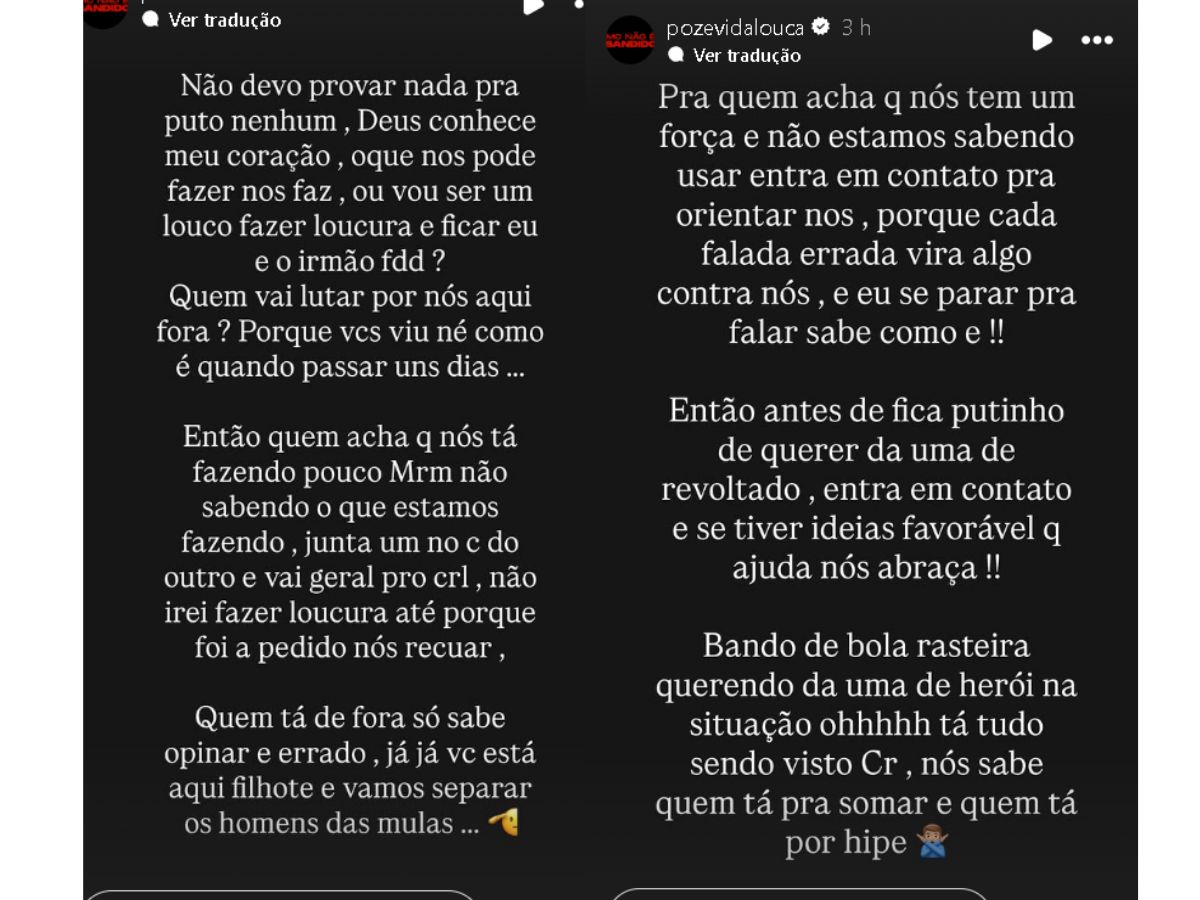 Reprodução: Instagram @pozevidalouca
