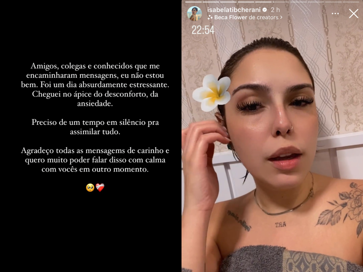 Isabela Tibcherani, filha de Paulo Cupertino desabafa após julgamento: "Segundo pior dia da minha vida" | Créditos: Reprodução (Instagram)