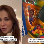Maíra Cardi faz tour por casa inspirada na Disney durante férias com a família