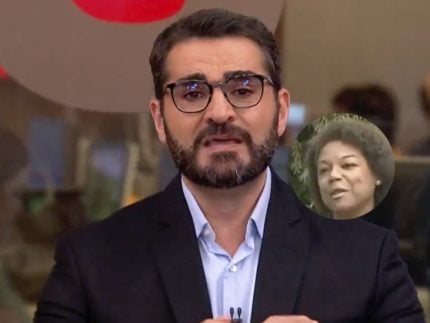 Apresentador da GloboNews cai no choro ao falar sobre morte de Julieta Amaral