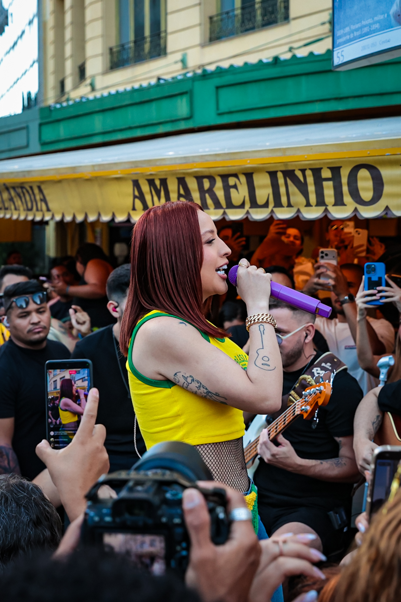 Mari Fernandez no "Amarelinho | Victor Chapetta/Brazil News