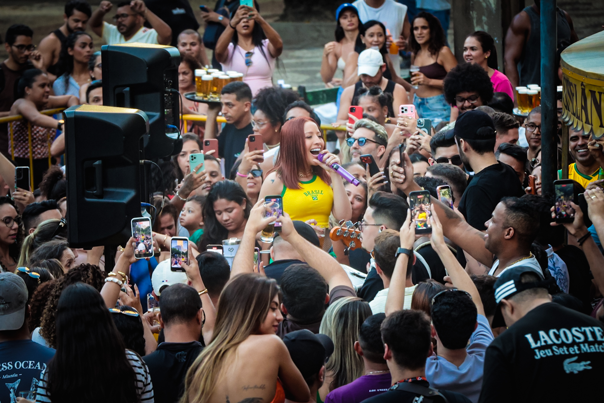 Mari Fernandez no "Amarelinho | Victor Chapetta/Brazil News Mari Fernandez no "Amarelinho | Victor Chapetta/Brazil News