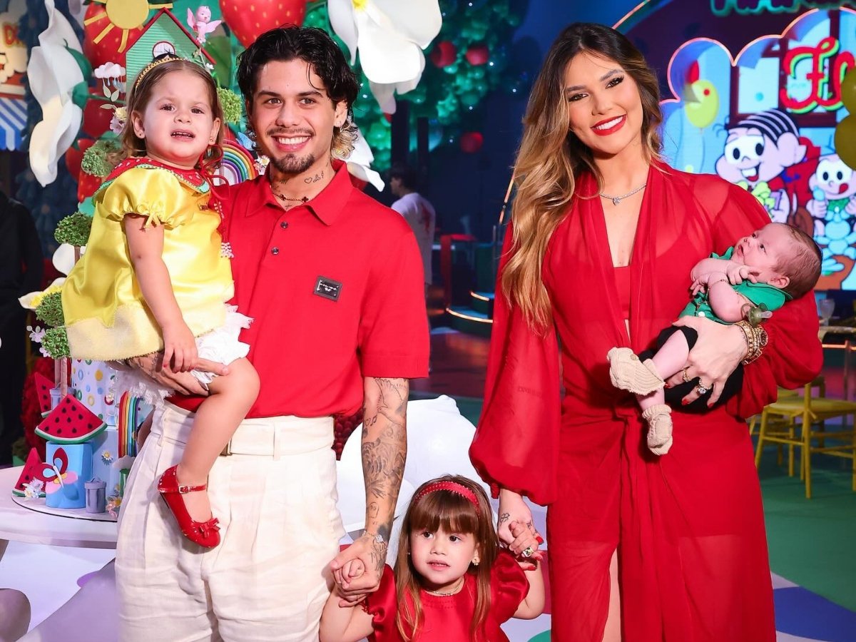 Zé Felipe, José Leonardo, Maria Flor, Virginia Fonseca e Maria Alice (Foto: Manuela Scarpa/Agência Brazil News)