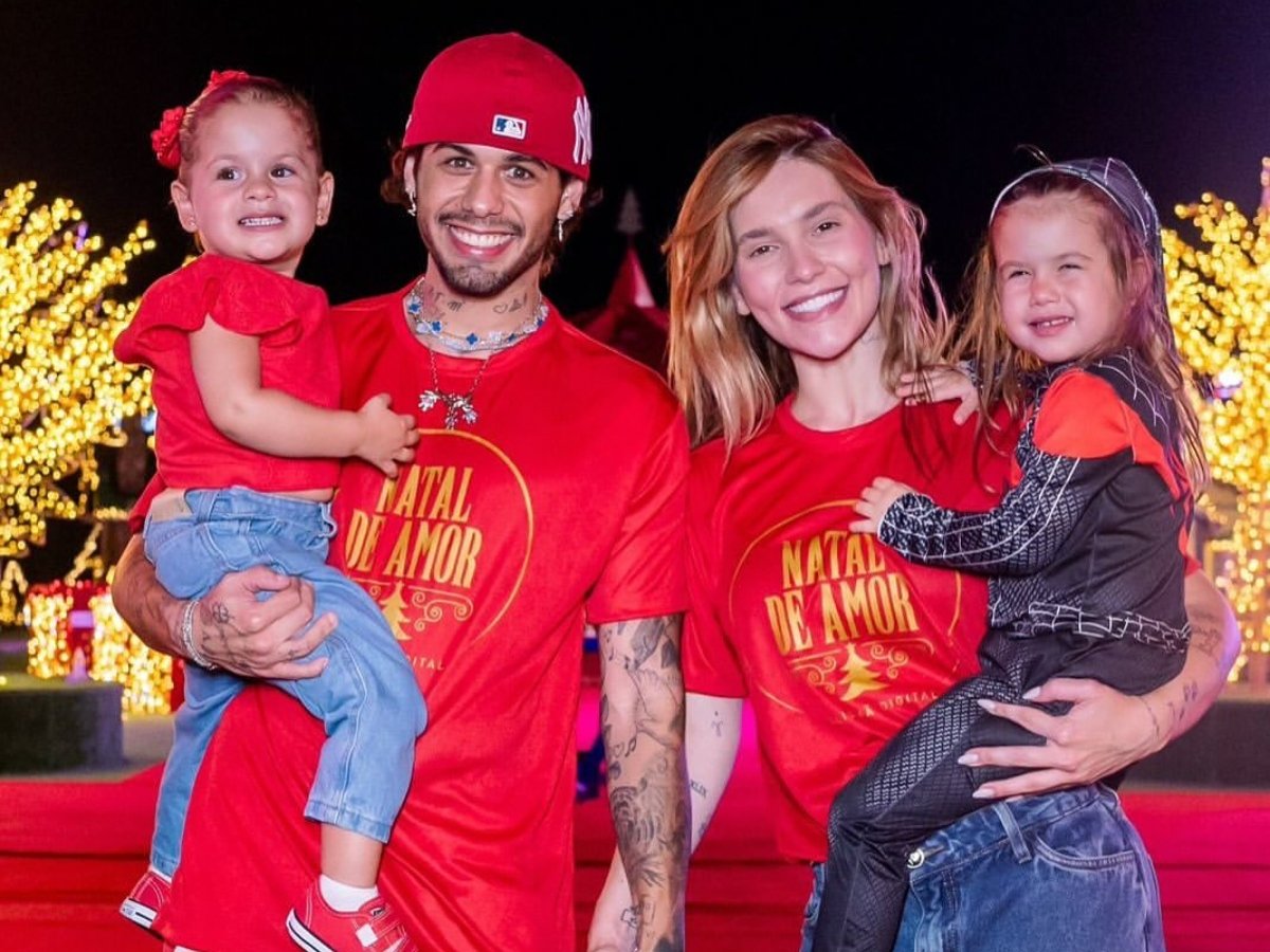 Maria Flor, Zé Felipe, Virginia Fonseca e Maria Alice (Foto: Reprodução/Instagram)