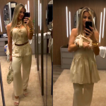 Mulher de Eduardo Costa revela que teve roupa proibida por ele: “Ele fez eu tirar”