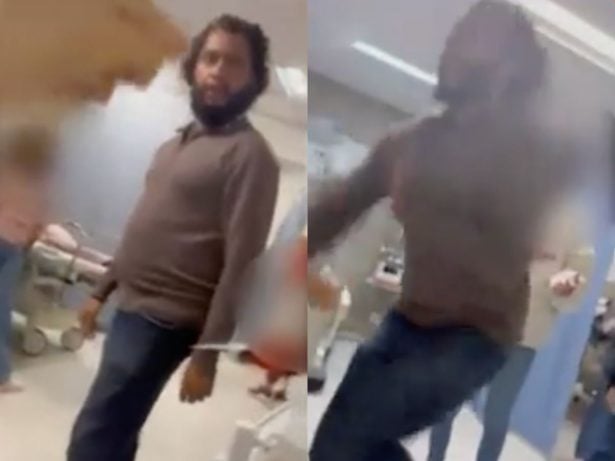 Marido da cantora gospel Amanda Wanessa chuta sogro idoso em hospital