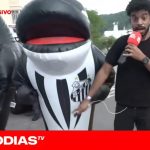 Mascotes do Santos mostram dancinha que vão fazer quando Neymar marcar gol