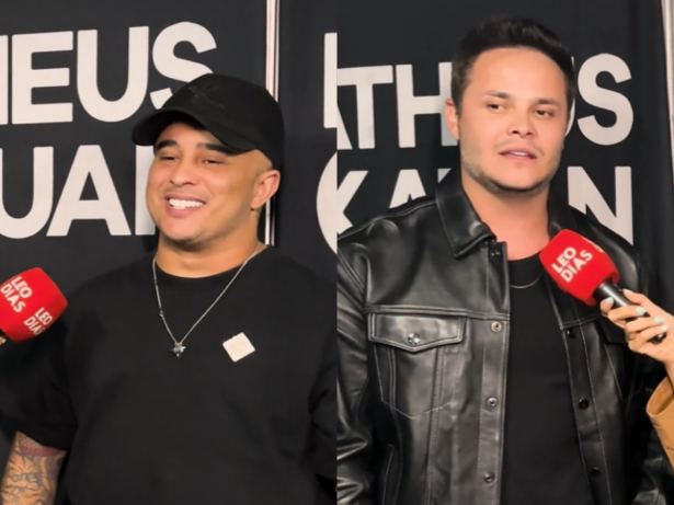 Matheus e Kauan celebram doações do público na ExpoMix e falam sobre o The Voice. Veja!