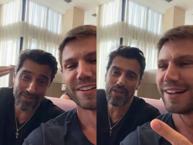 Melhores amigos: Jonas Sulzbach e Alberto Cowboy se reencontram após eliminação