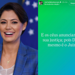 Michelle Bolsonaro publica mensagem após STF decretar prisão domiciliar de Jair Bolsonaro
