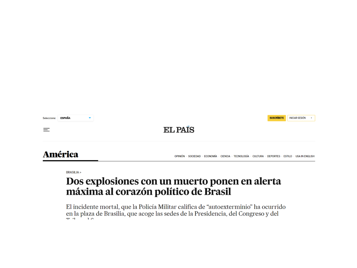 Reprodução El Pais