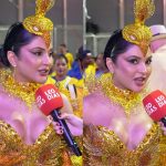 Mileide surge deslumbrante para mini desfile da Tijuca e avisa: “Vou me entregar”