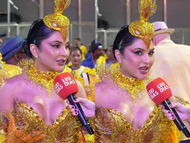 Mileide surge deslumbrante para mini desfile da Tijuca e avisa: “Vou me entregar”