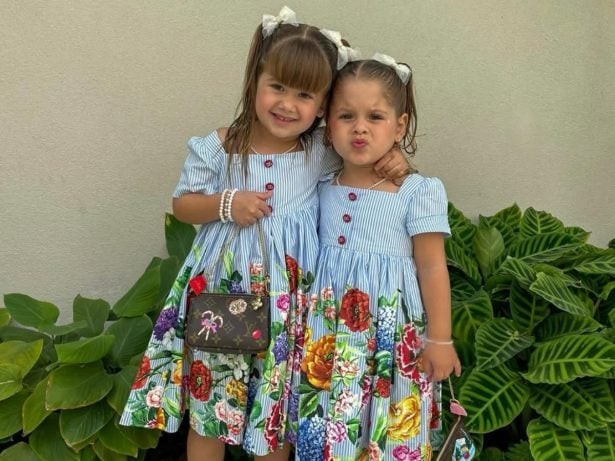 Mini Poderosas: filhas de Virginia posam com figurinos avaliados em mais de R$ 10 mil