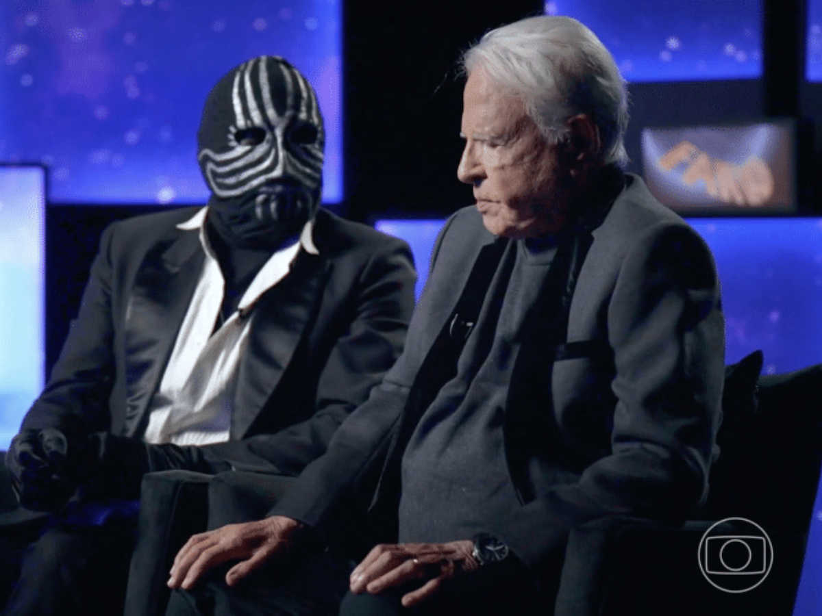 Mister M e Cid Moreira - Foto: Reprodução/TV Globo