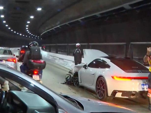 Racha no túnel? Mãe assume batida de Porsche, mas vítimas dão outra versão