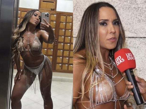 Mulher Melão “não liga” para comentários sobre look minúsculo: “Se acostumem”