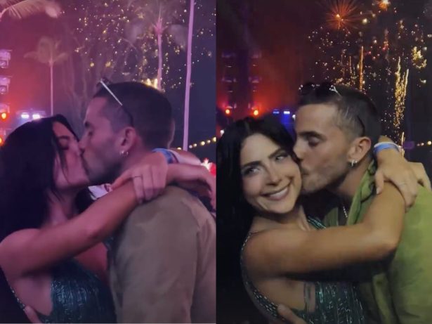 Assumidos! Jade Picon posta vídeo beijando André Lamoglia no réveillon em Pernambuco