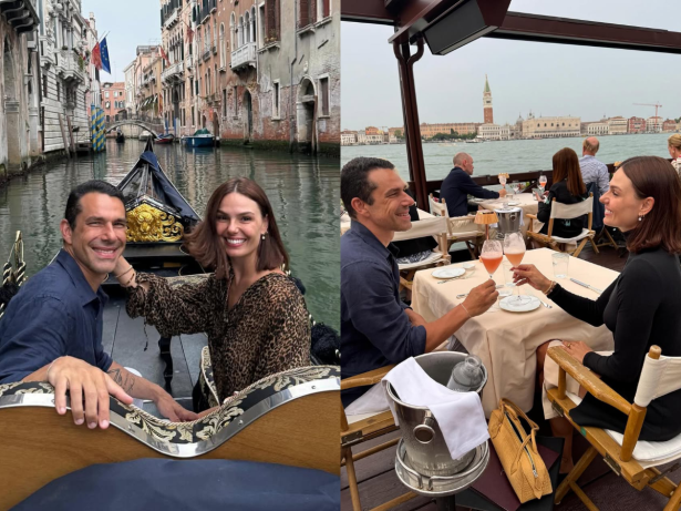 Lua de mel: confira imagens de Isis Valverde e Marcus Buaiz em Veneza