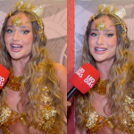 Bruna Griphao revela emoção ao ser renovada como musa do Salgueiro: “Chorei tanto”