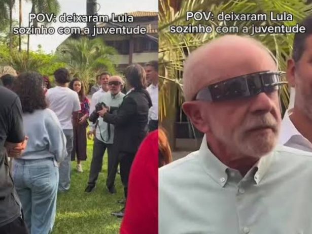 Lula surge com óculos futurista em meio à corrida para conquistar votos de jovens
