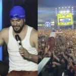 Nattan entrega tudo em Campina Grande e usa trampolim para mergulhar no público