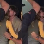 Nattanzinho e Rafa Kalimann se beijam em bastidores de gravação de DVD