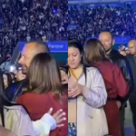 Neymar Pai e namorada são vistos curtindo show em São Paulo