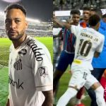 Neymar se desentende com Rodrigo Nestor, é expulso e ameaça procurar rival após jogo