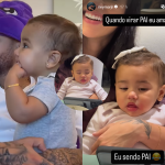 Neymar ri de Mavie ao vê-la “pescando” e brinca: “Quando virar pai eu amadureço”